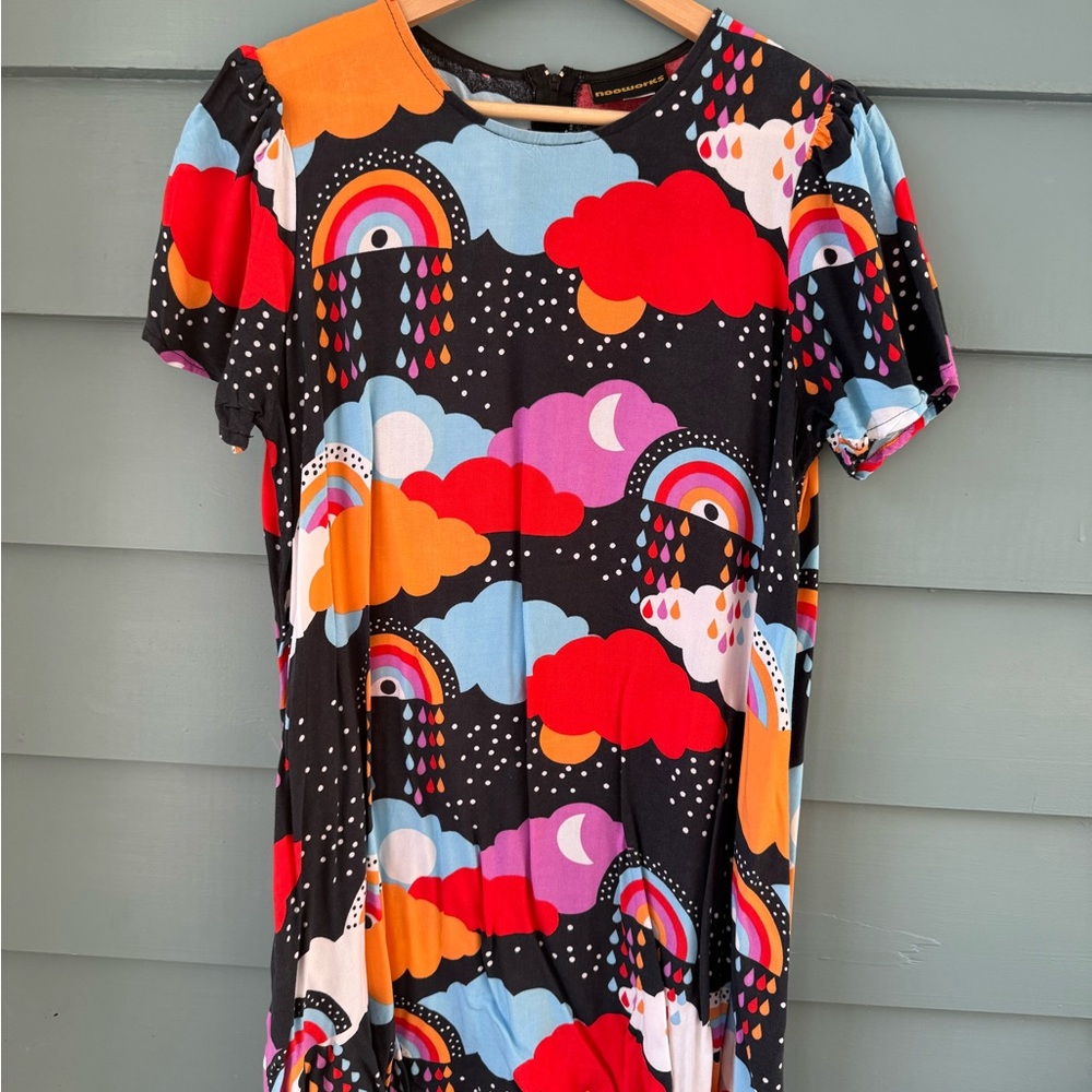 Nooworks Multicolor Patterned Dress - image 1